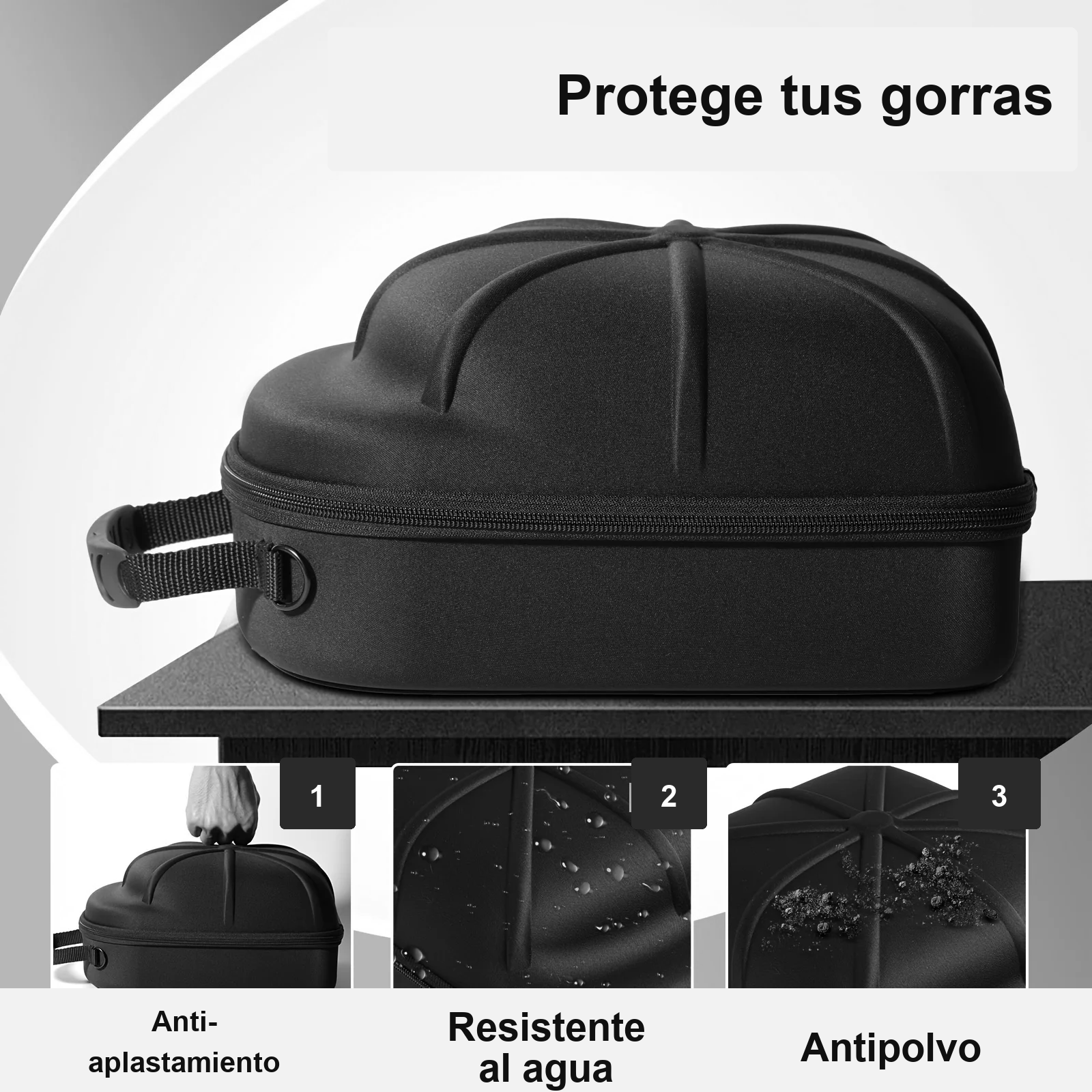 Estuche Rígido para Gorras | Organizador de Viaje