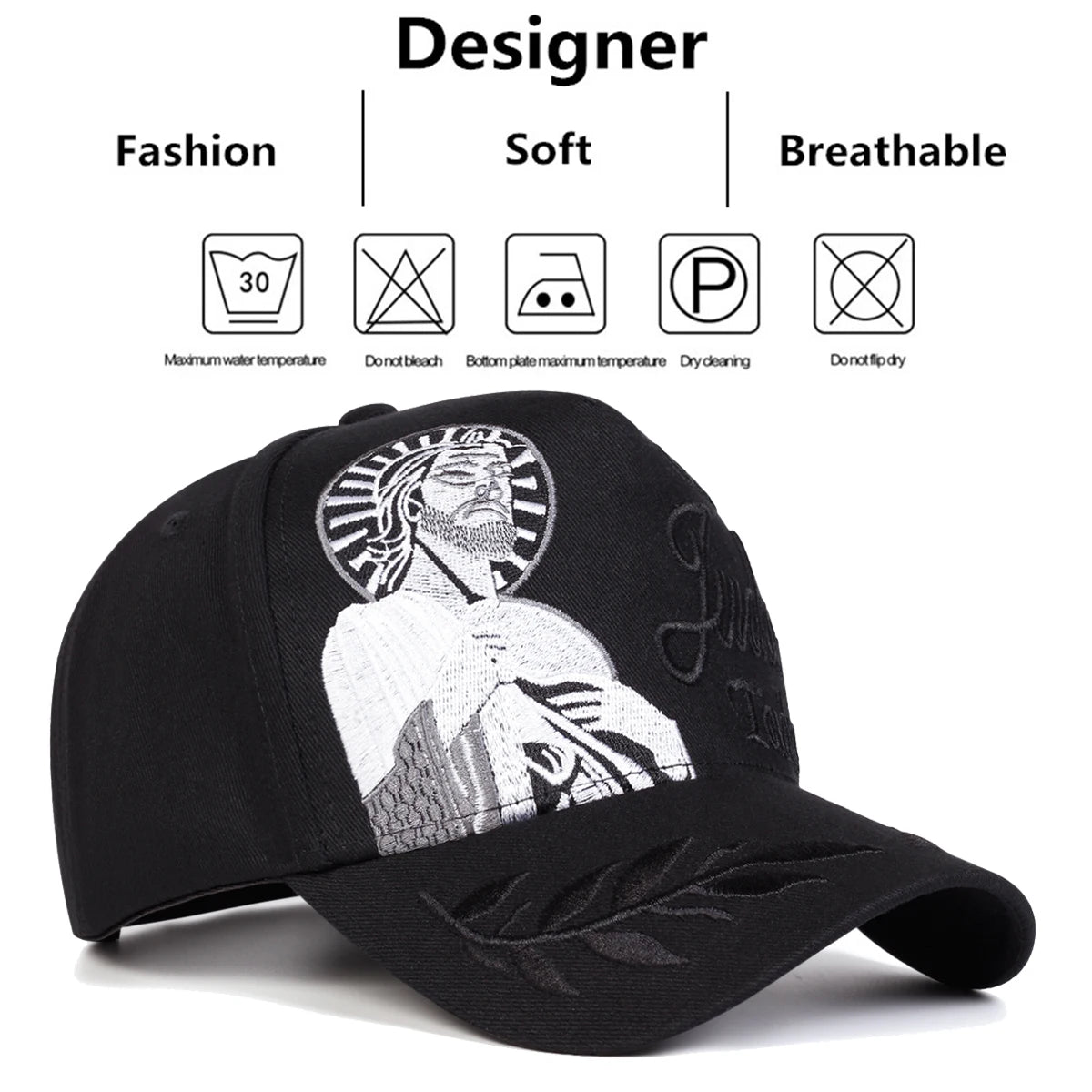 Unisex SAN JUDAS TADEO Letter Embroidery Baseball Caps Spring Autumn Outdoor Adjustable Casual Hats Sunscreen Hat Sports Cap