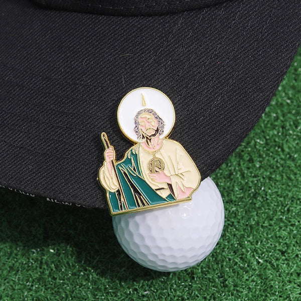 Creative San Judas Enamel Pins Christ Jesus Brooches Lapel Backpack Badge Hat Golf Cap Decorative Accessories Jewelry for Gift