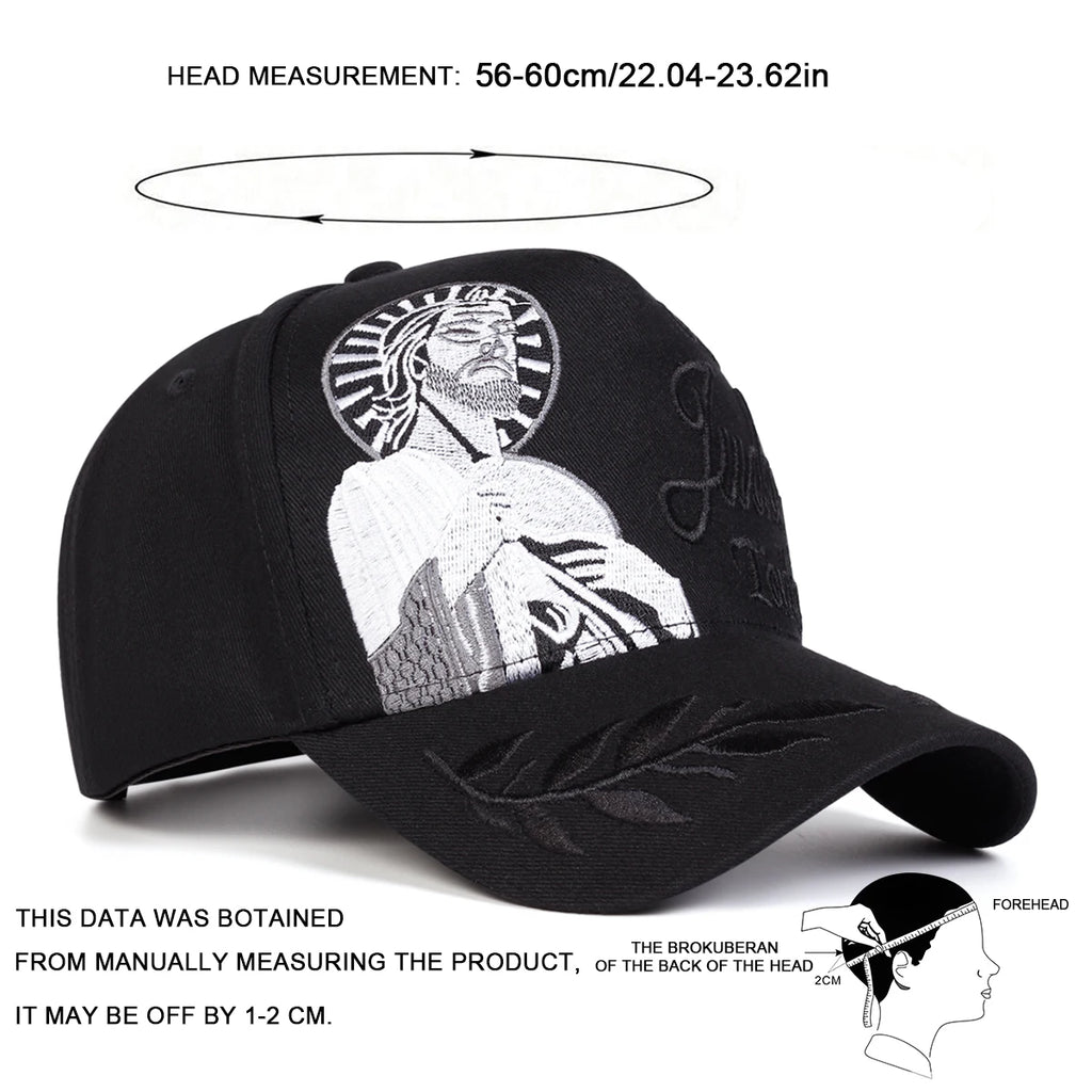 Unisex SAN JUDAS TADEO Letter Embroidery Baseball Caps Spring Autumn Outdoor Adjustable Casual Hats Sunscreen Hat Sports Cap