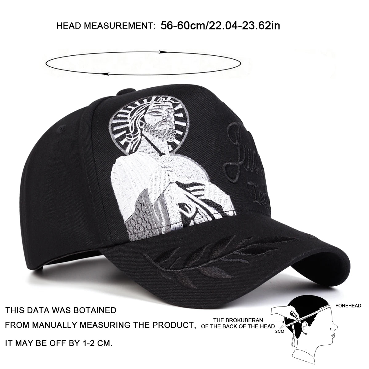 Unisex SAN JUDAS TADEO Letter Embroidery Baseball Caps Spring Autumn Outdoor Adjustable Casual Hats Sunscreen Hat Sports Cap